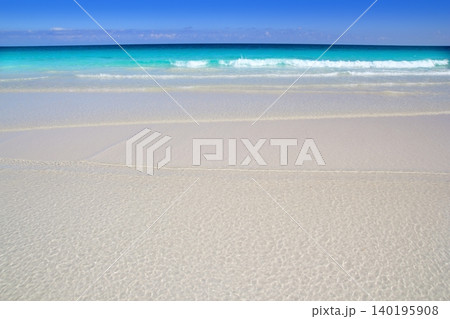beach tropical turquoise Caribbean water 140195908