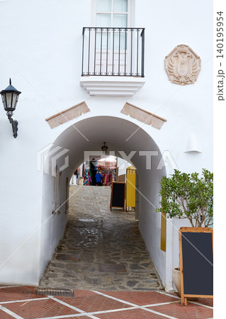 Mojacar Almeria white Mediterranean village Spain 140195954