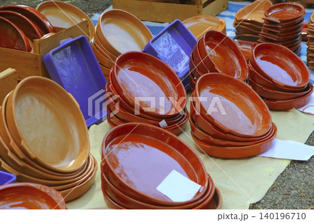 Clay pottery shop market traditional handcraft Clay pottery shop market traditional handcraft 140196710