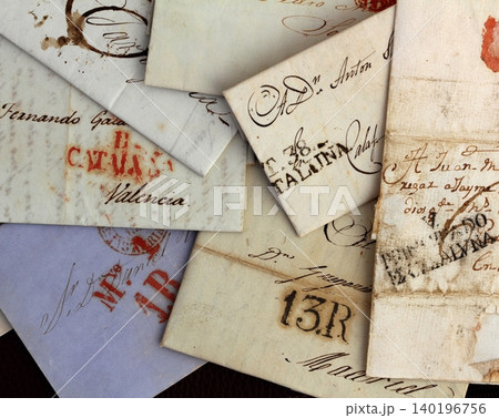 anonymous handwritten real old letters from Spain 140196756