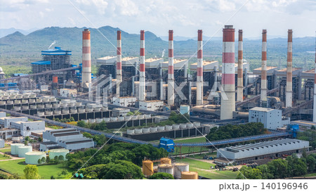 Maemoh Power Plant, Mae Moh Power Station, Thailand coal fired power plant located in Lampang. 140196946