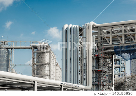 Oil and Gas Production Transport Pipeline System for Petroleum and Petrochemical Transfer to Plant 140196956