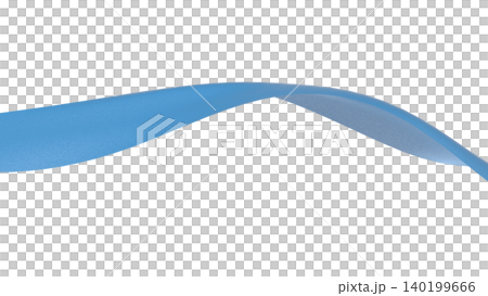Twisted wave lines make a striking impact on the presentation cover; white background CG 140199666