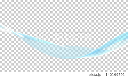 Twisted wave lines make a striking impact on the presentation cover; white background CG 140199791