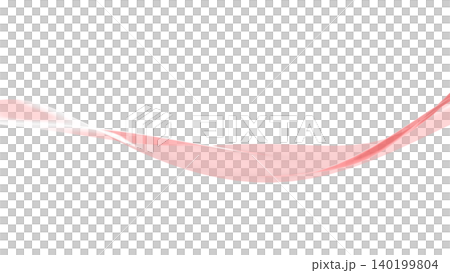 Twisted wave lines make a striking impact on the presentation cover; white background CG 140199804