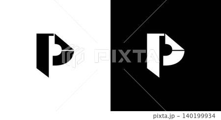 Sophisticated and unique letter P initials logo design Sophisticated and unique letter P initials logo design 140199934