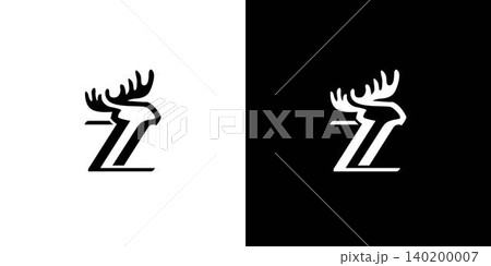 The Z moose logo design is unique and elegant 140200007