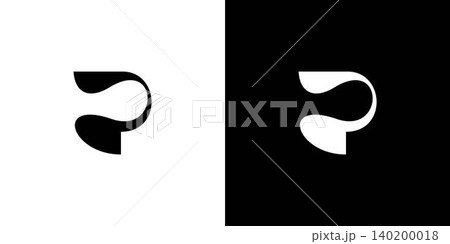 Modern and unique letter P initials logo design Modern and unique letter P initials logo design 140200018