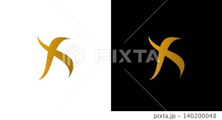 Luxury and modern letter X initials logo design Luxury and modern letter X initials logo design 140200048