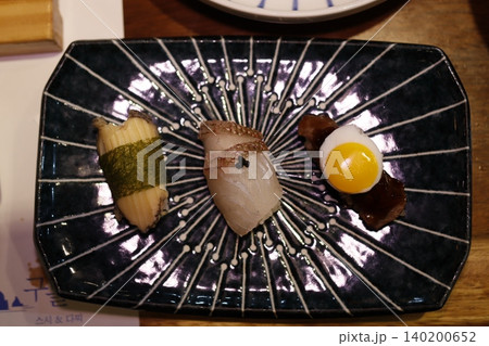 Sushi Plate with Assorted Sushi Items Sushi Plate with Assorted Sushi Items 140200652