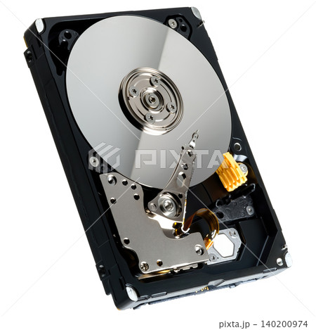 a computer's hard disk HDD data storage drive a computer's hard disk HDD data storage drive 140200974