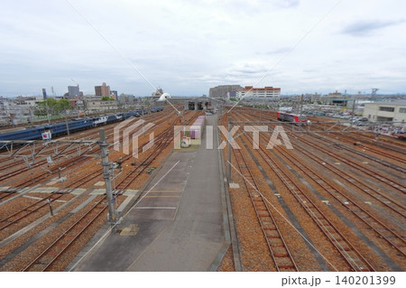 JR東海 稲沢駅南側のJR貨物 愛知機関区 (愛知県稲沢市) JR東海 稲沢駅南側のJR貨物 愛知機関区 (愛知県稲沢市) 140201399