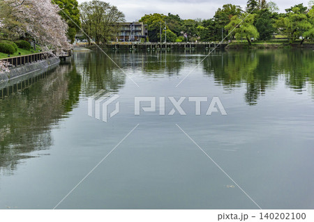 酒津公園　高梁川東西用水　配水池　岡山県倉敷市 140202100
