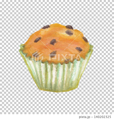 Muffin oil pastel painting 140202325