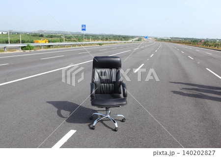 Sofa Chair on road 140202827