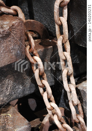 Rusted Metal Chain 140203231