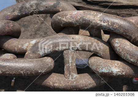 Rusted Metal Chain Rusted Metal Chain 140203306