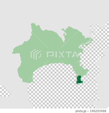 Vector illustration map material for Japan: Map of Miura City, Kanagawa Prefecture Vector illustration map material for Japan: Map of Miura City, Kanagawa Prefecture 140203498