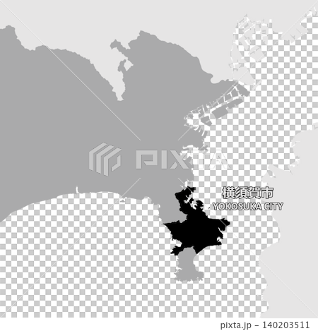 Vector illustration map material for Japan: Map of Yokosuka City, Kanagawa Prefecture Vector illustration map material for Japan: Map of Yokosuka City, Kanagawa Prefecture 140203511