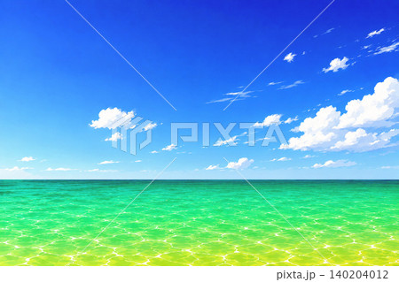 宮古島ブルーの海 140204012