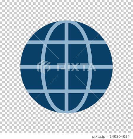 A simple icon of the globe in a global image. A simple icon of the globe in a global image. 140204034