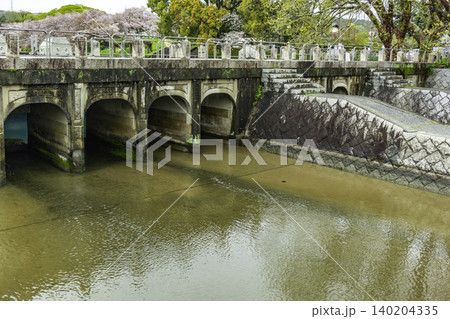 酒津公園　南配水樋門　南部用水・備前樋用水・倉敷用水　岡山県倉敷市 140204335