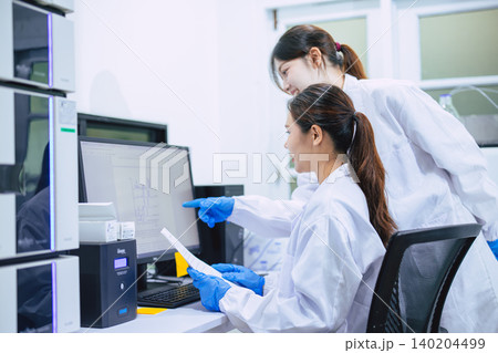 Scientist, Science Medicine Researcher working in Laboratory, Pharmaceutical Industry, Medical work. Scientist, Science Medicine Researcher working in Laboratory, Pharmaceutical Industry, Medical work. 140204499