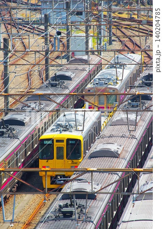 若葉台検車区の京王線版ドクターイエロー 若葉台検車区の京王線版ドクターイエロー 140204785