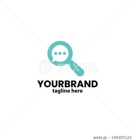 message search logo design vector 140205122