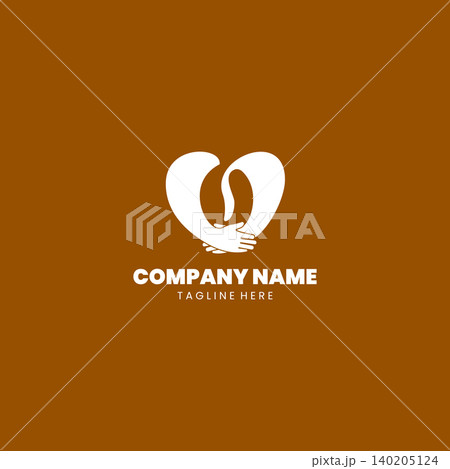 love bean logo Design vector love bean logo Design vector 140205124