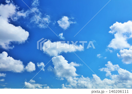 夏の青空と雲 夏の青空と雲 140206111