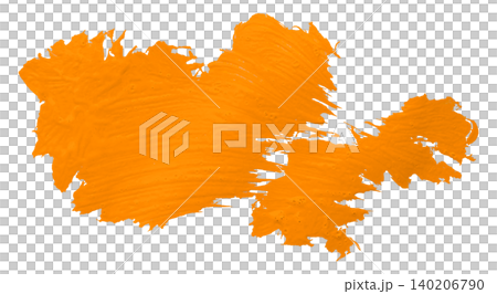 orange brush isolated on transparent background orange watercolor orange brush isolated on transparent background orange watercolor 140206790