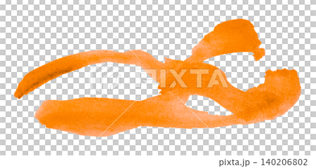 orange brush isolated on transparent background orange watercolor orange brush isolated on transparent background orange watercolor 140206802