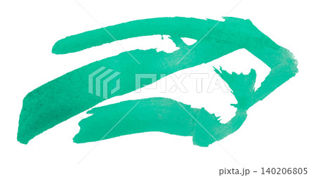 green brush isolated on transparent background green watercolor green brush isolated on transparent background green watercolor 140206805
