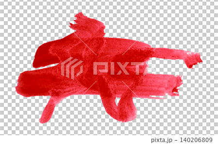 red brush isolated on transparent background red watercolor red brush isolated on transparent background red watercolor 140206809