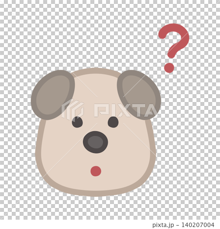 一隻臉上帶著疑惑表情的狗 140207004