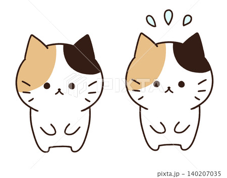 お詫びのお辞儀をする猫 お詫びのお辞儀をする猫 140207035