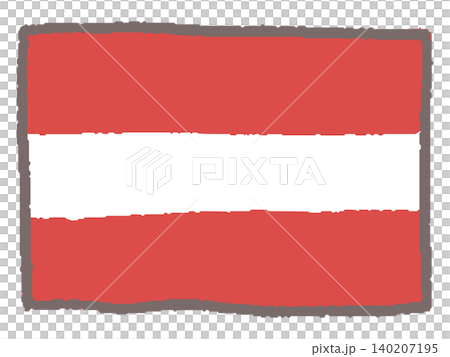 Hand-drawn Austrian flag Hand-drawn Austrian flag 140207195