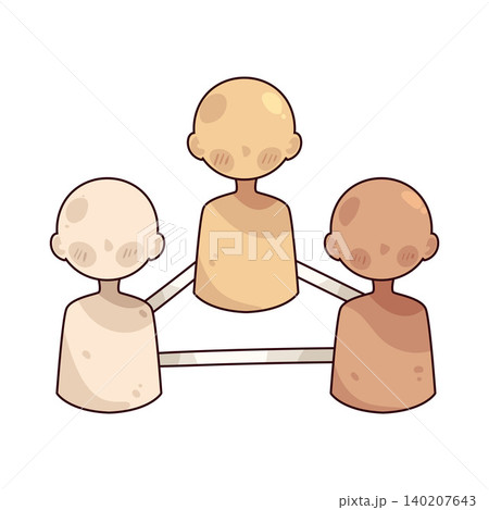Illustration of Connection Illustration of Connection 140207643