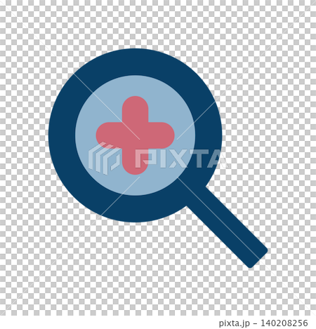 A simple magnifying glass icon represents the screen zoom function. A simple magnifying glass icon represents the screen zoom function. 140208256