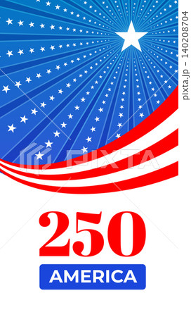 America 250 Anniversary Social Media Story United States Semiquincentennial  140208704