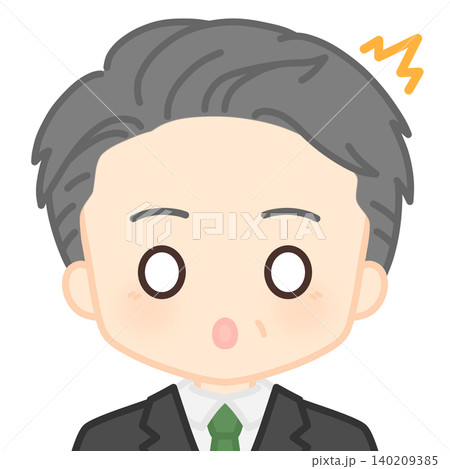 驚いている男性社員 驚いている男性社員 140209385