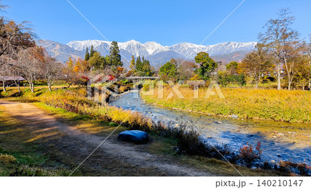 白馬村・大出公園(秋) 白馬村・大出公園(秋) 140210147