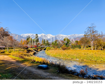 白馬村・大出公園(秋) 白馬村・大出公園(秋) 140210153