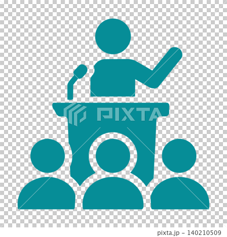 演講圖示設計,代表演示和講座 演講圖示設計,代表演示和講座 140210509