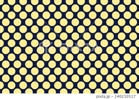 yellow polka dot pattern on dark blue background seamless design yellow polka dot pattern on dark blue background seamless design 140210517