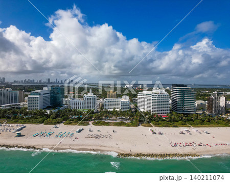Coastline of Miami. Miami south beach aerial view. Sea beach seashore and coastline. Summer vacation in Miami, Florida. Sea vacation on beach. Aerial marina view. Beach vacation. Miami luxury Coastline of Miami. Miami south beach aerial view. Sea beach seashore and coastline. Summer vacation in Miami, Florida. Sea vacation on beach. Aerial marina view. Beach vacation. Miami luxury 140211074