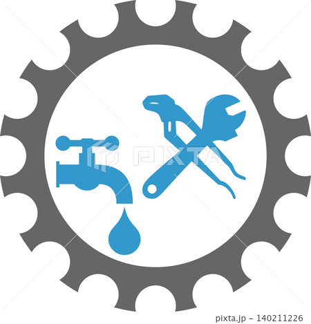 Tools, Plumber, Installer, Icon, Logo 140211226