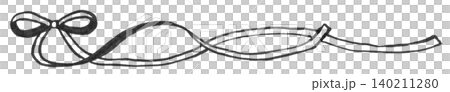 Ribbon monochrome lines drawn with a soft marker 2 Ribbon monochrome lines drawn with a soft marker 2 140211280