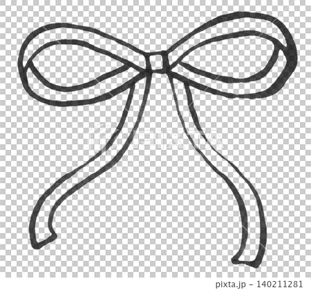 A ribbon drawn with a soft marker, monochrome 1 A ribbon drawn with a soft marker, monochrome 1 140211281